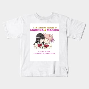 Madoka Magica Lesbian Kids T-Shirt